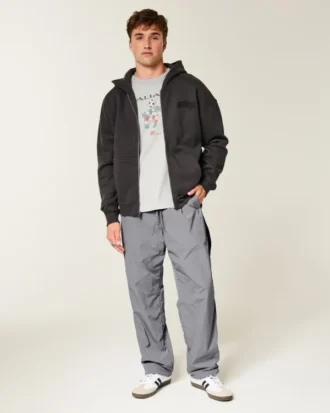 Baggy träningsbyxor