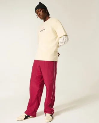 Baggy träningsbyxor