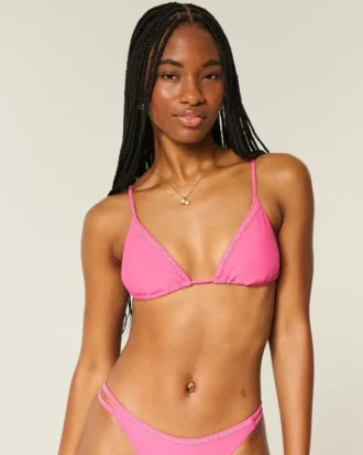 Bikini-top med dekorativa trianglar