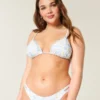 Bikini-top med dekorativa trianglar