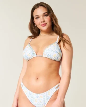 Bikini-top med dekorativa trianglar