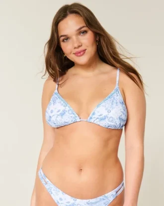 Bikini-top med dekorativa trianglar