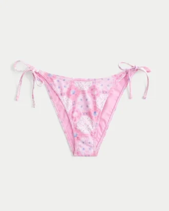 Bikinitrosa med knytband i sidan