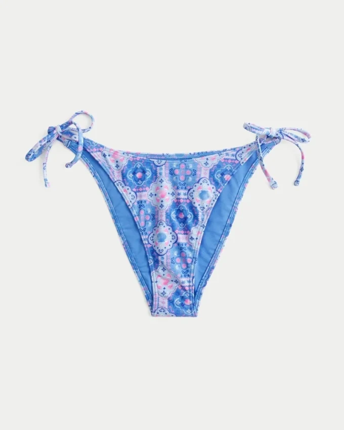Bikinitrosa med knytband i sidan