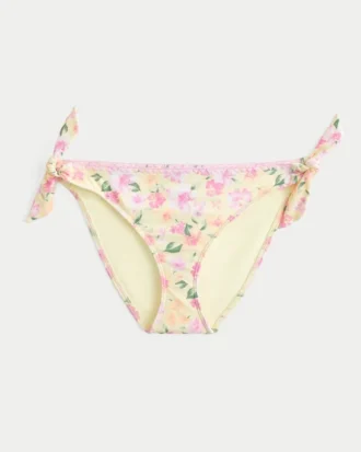 Bikinitrosa med sömmar och knytband på sidan
