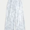Blå baggy sweatpants med kamouflagemönster Blå baggy sweatpants med kamouflagemönster