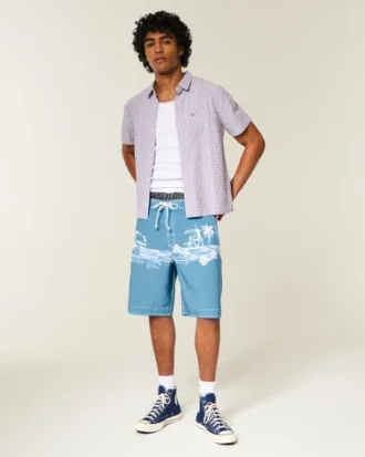 Boardshorts i knälängd Boardshorts i knälängd