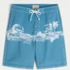 Boardshorts i knälängd