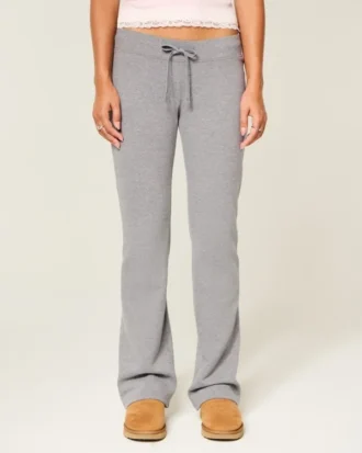 Bootcut-byxor med logotyp