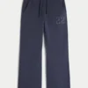 Bootcut-joggingbyxor med nummergrafik Bootcut-joggingbyxor med nummergrafik