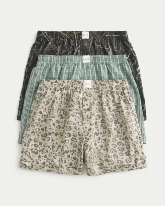 Boxershorts i bomull, 3-pack