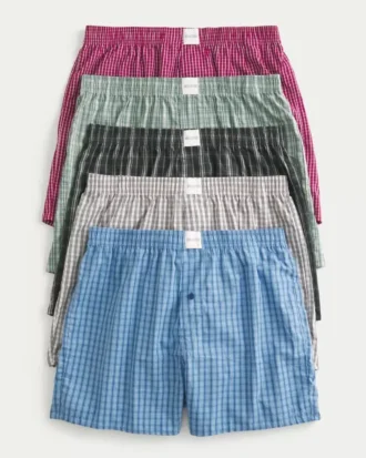 Boxershorts i bomull, 5-pack