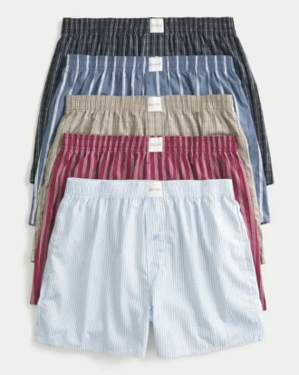 Boxershorts i bomull, 5-pack