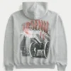 Boxig Arsenal FC-hoodie med tryck