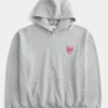 Boxig Arsenal FC-hoodie med tryck