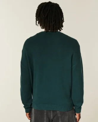 Boxig Chamonix France Graphic Crew Sweater