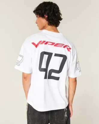 Boxig Dodge Viper-fotbollströja med tryck