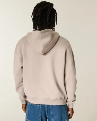 Boxig hoodie med dragkedja och NASCAR-grafik