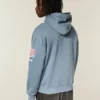 Boxig hoodie med dragkedja och NASCAR Jeff Gordon-grafik Boxig hoodie med dragkedja och NASCAR Jeff Gordon-grafik