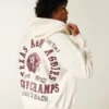 Boxig hoodie med dragkedja och tryck från Texas A&M University Boxig hoodie med dragkedja och tryck från Texas A&M University
