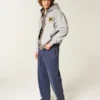 Boxig hoodie med dragkedja och tryck från University of Michigan Wolverines Boxig hoodie med dragkedja och tryck från University of Michigan Wolverines