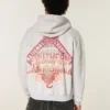 Boxig hoodie med dragkedja och tryck från University of Southern California Trojans Boxig hoodie med dragkedja och tryck från University of Southern California Trojans