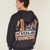 Boxig hoodie med dragkedja och tryck från University of Tennessee Volunteers Boxig hoodie med dragkedja och tryck från University of Tennessee Volunteers