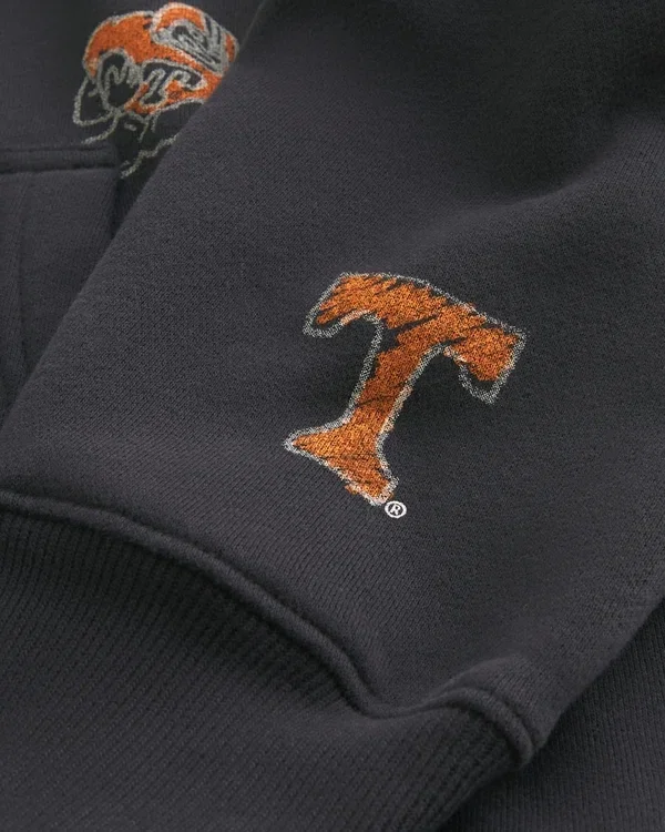 Boxig hoodie med dragkedja och tryck från University of Tennessee Volunteers Boxig hoodie med dragkedja och tryck från University of Tennessee Volunteers