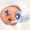 Boxig hoodie med Fighting Illini-motiv från University of Illinois Boxig hoodie med Fighting Illini-motiv från University of Illinois
