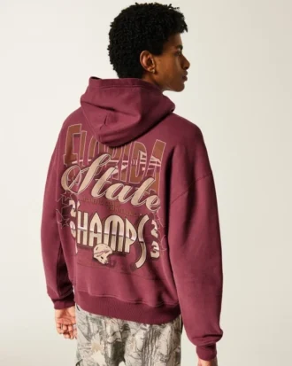 Boxig hoodie med tryck från Florida State University Seminoles