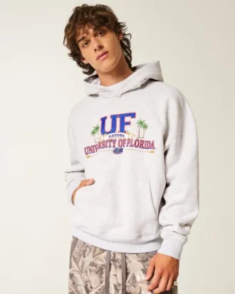 Boxig hoodie med tryck från University of Florida Gators