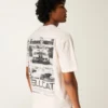 Boxig, kraftig Dodge Challenger SRT Hellcat-T-shirt med tryck