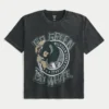 Boxig Michigan State University Spartans T-shirt med tryck Boxig Michigan State University Spartans T-shirt med tryck