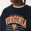 Boxig sweatshirt med University of Virginia-grafik Boxig sweatshirt med University of Virginia-grafik