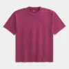 Boxig T-shirt i tung bomull Boxig T-shirt i tung bomull