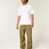 Boxig T-shirt i tung bomull