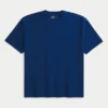 Boxig T-shirt i tung bomull
