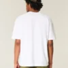 Boxig T-shirt i tung bomull