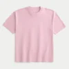 Boxig T-shirt i tung bomull