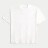 Boxig T-shirt i tung bomull