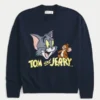 Boxig Tom och Jerry-tröja med tryck