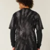 Boxig, tung tie-dye-T-shirt i bomull