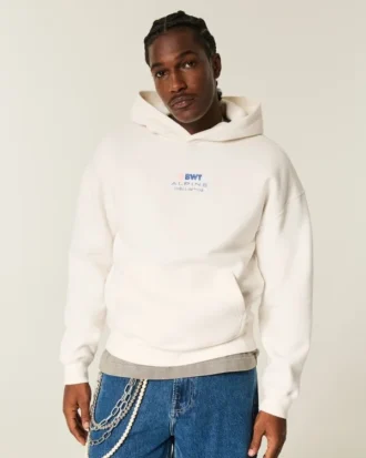 Boxy BWT Alpine Formula One Team grafisk hoodie