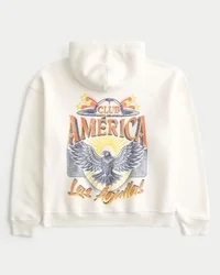 Boxy Club América Las Águillas grafisk hoodie
