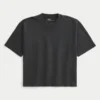 Boxy Heavyweight Crop Crew T-shirt