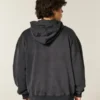 Boxy Indiana University Hoosiers grafisk hoodie