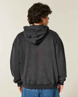 Boxy Indiana University Hoosiers grafisk hoodie