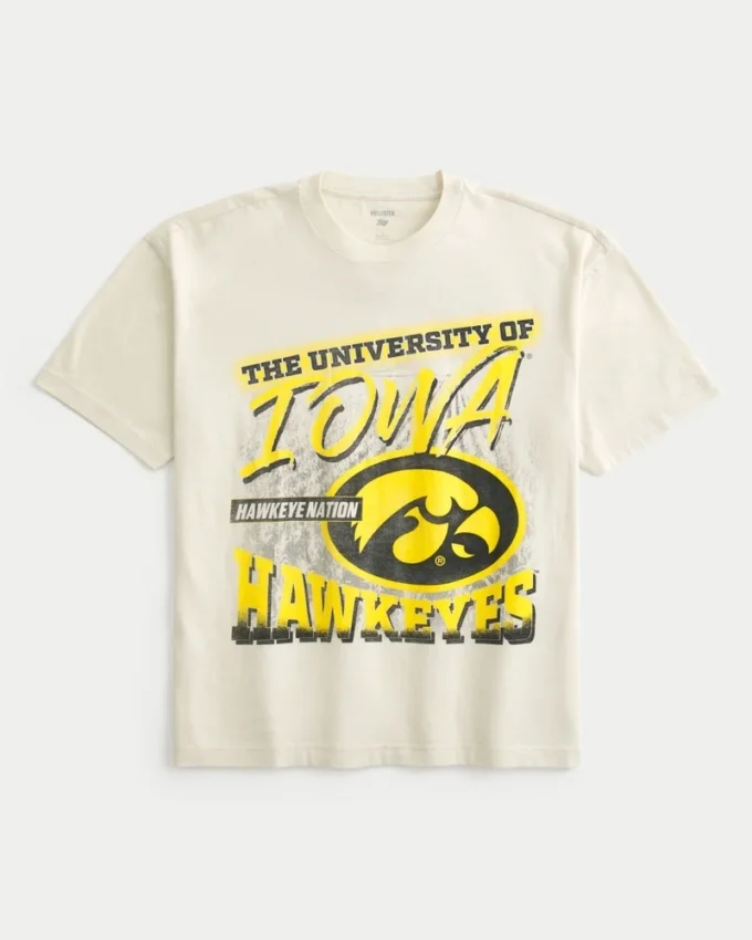 Boxy Iowa Hawkeyes Graphic Tee Boxy Iowa Hawkeyes Graphic Tee