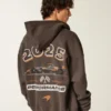 Boxy McLaren grafisk hoodie med dragkedja Boxy McLaren grafisk hoodie med dragkedja