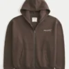 Boxy McLaren grafisk hoodie med dragkedja Boxy McLaren grafisk hoodie med dragkedja